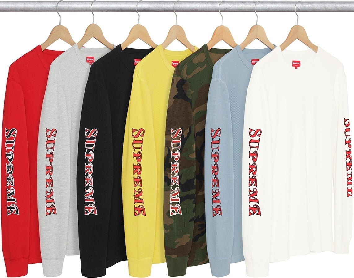 Sleeve Logo Waffle Thermal